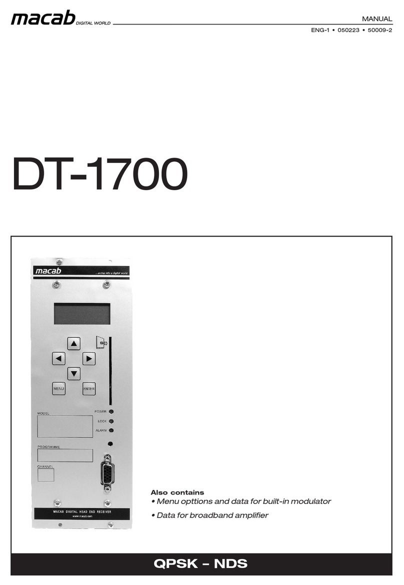 Macab DT-1700 manual