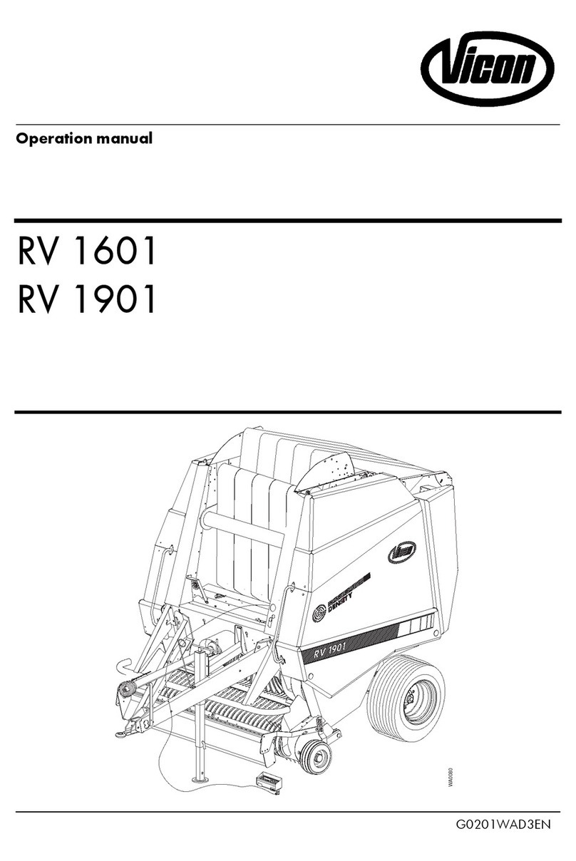 Vicon RV 1601 Operation manual