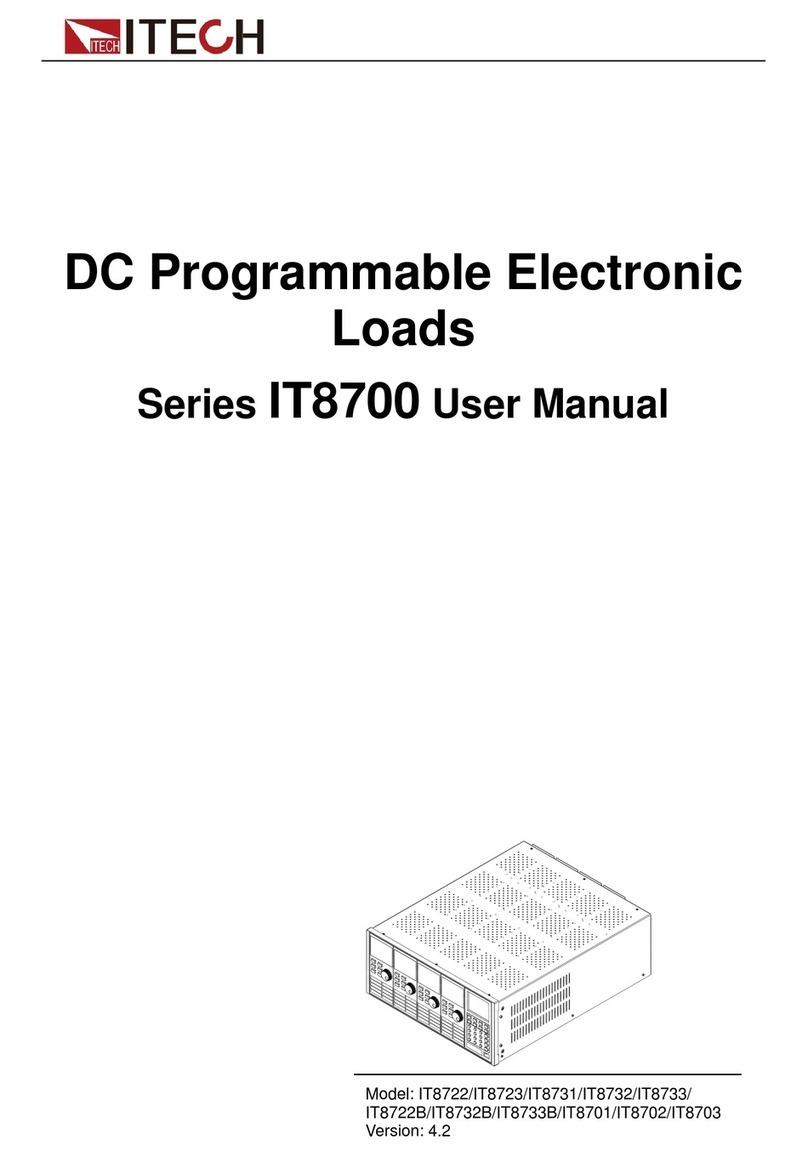 I-Tech IT8700 Series User manual