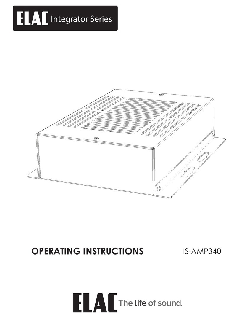 ELAC Integrator Series User manual