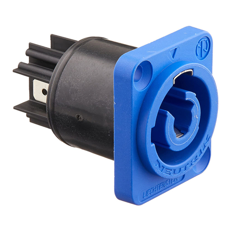 NEUTRIK PowerCon NAC3MPA User manual NEUTRIK PowerCon NAC3MPA User manual