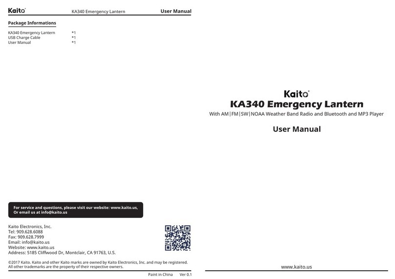 Kaito KA340 user manual