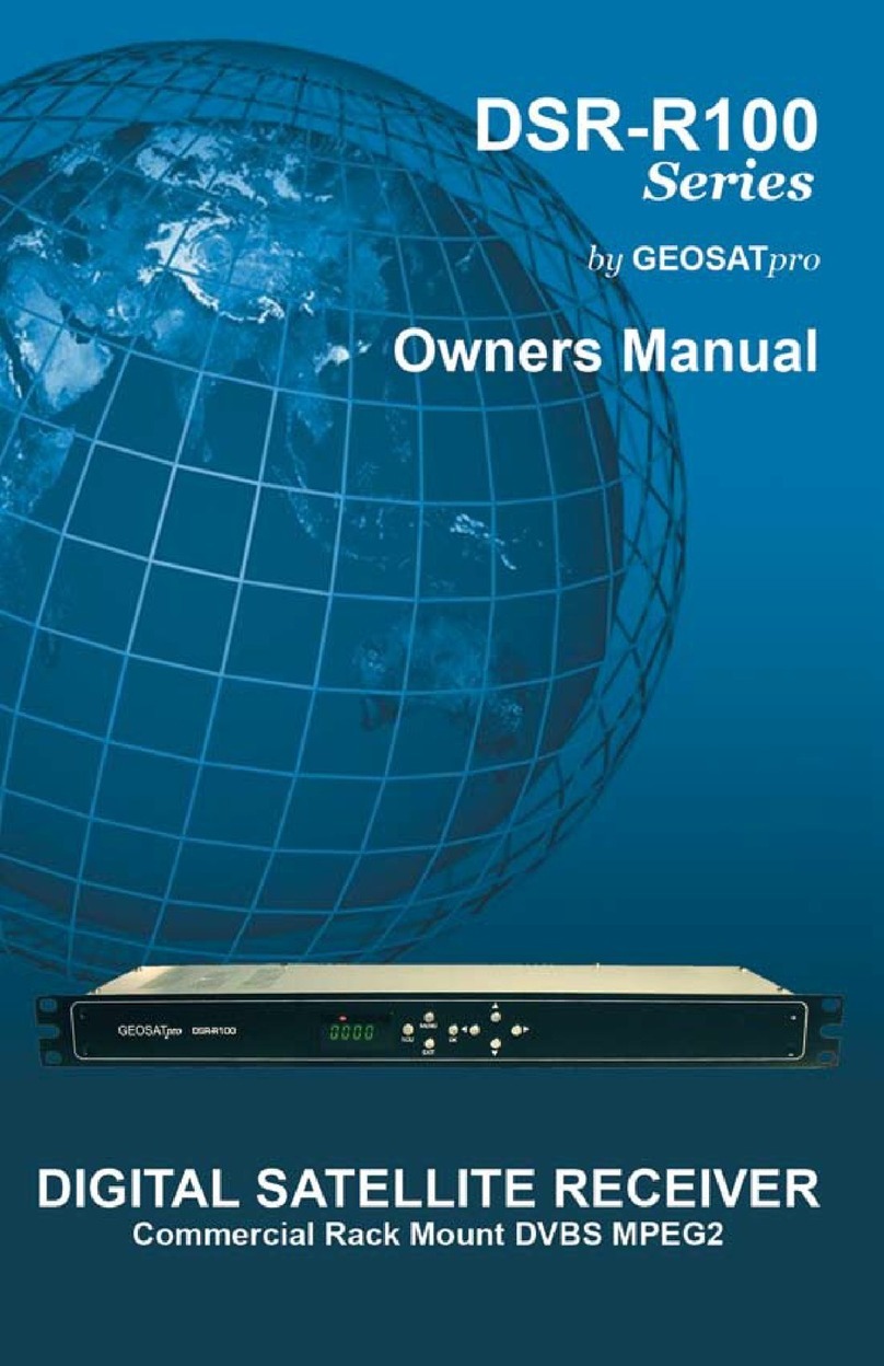 GEOSATpro DSR-R100 Series User manual