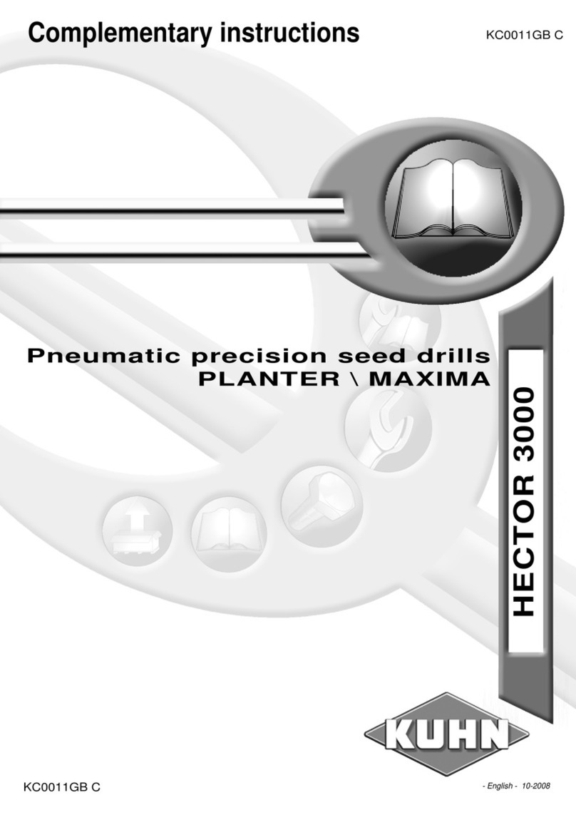 KUHN Hector 3000 Complementary instructions