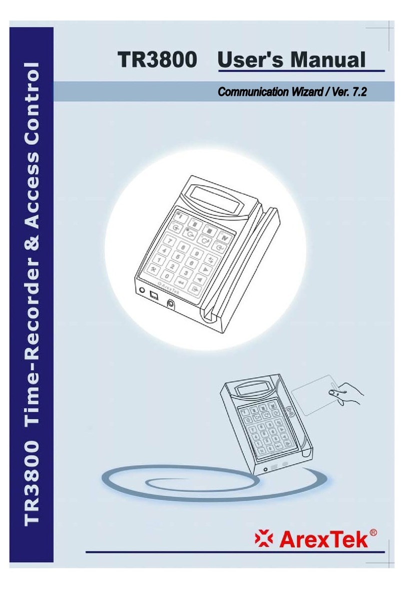 arexTek TR3800 user manual