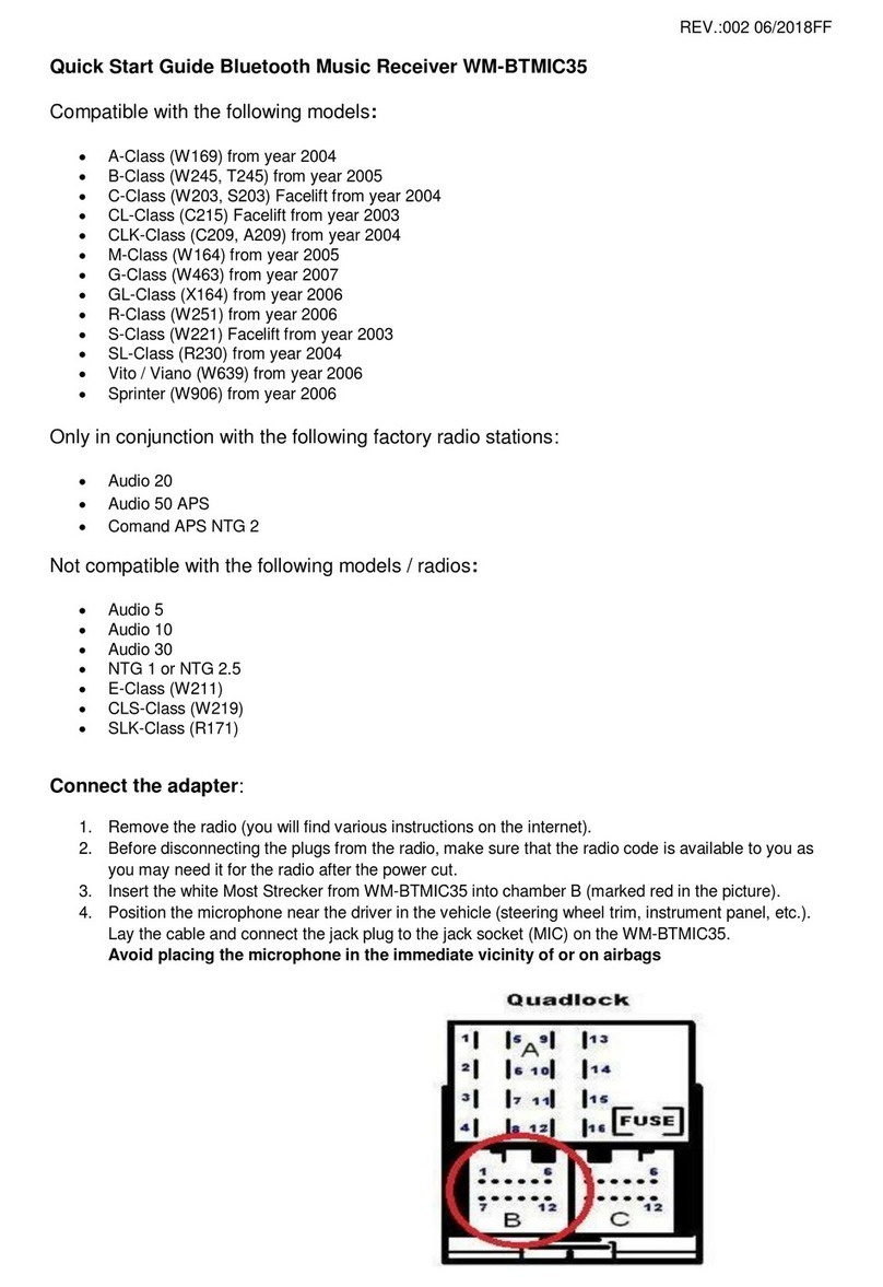 Watermark WM-BTMIC35 User manual