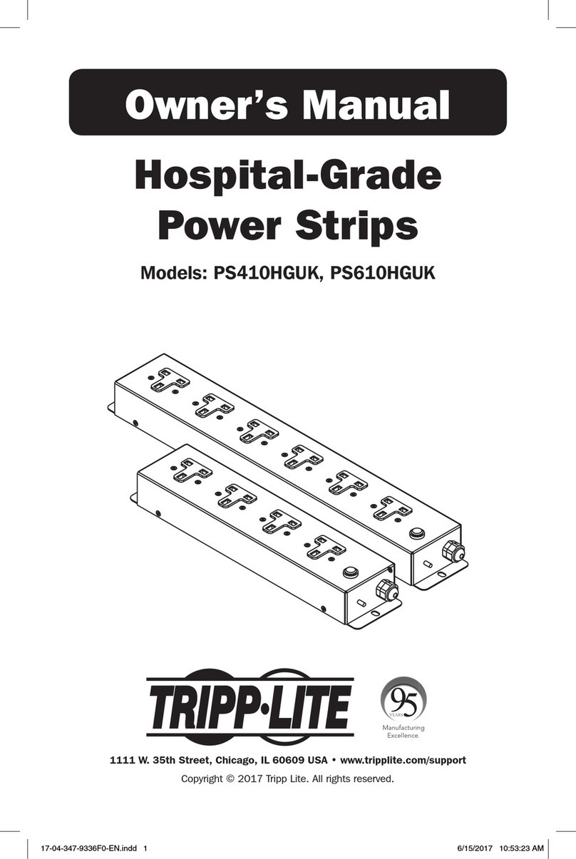 Tripp Lite PS410HGUK User manual
