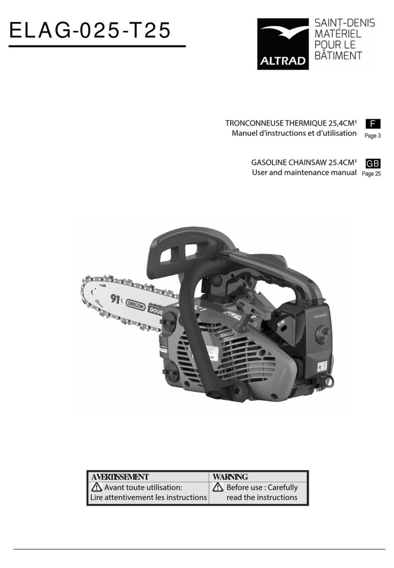 Altrad ELAG-025-T25 Operating instructions