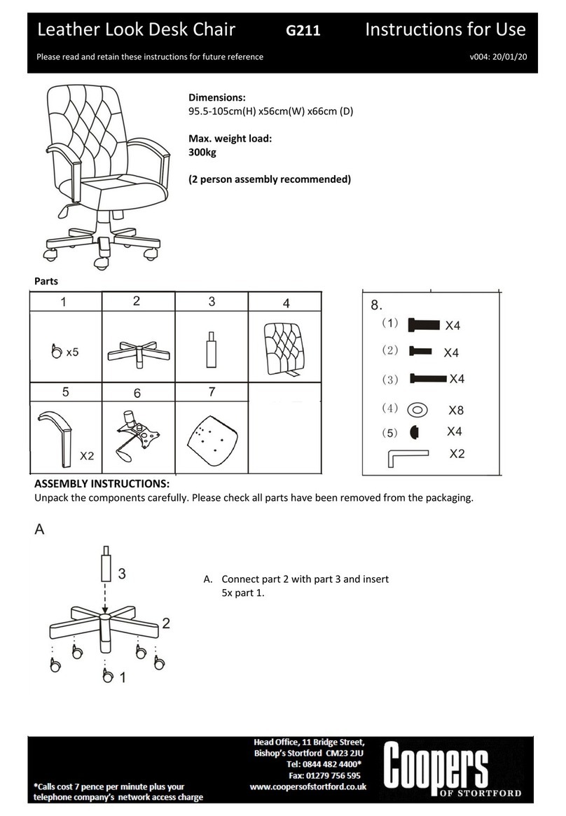 Coopers G211 Instructions for use