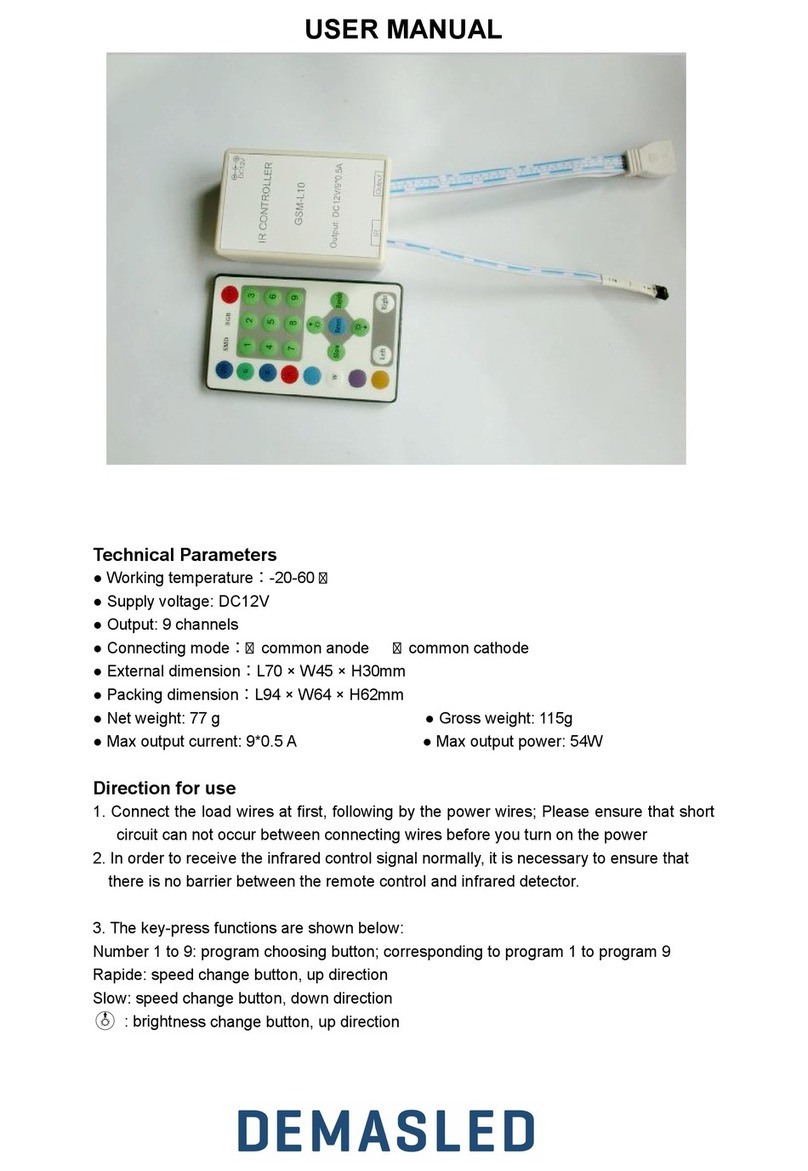 Demasled GSM-L10 user manual