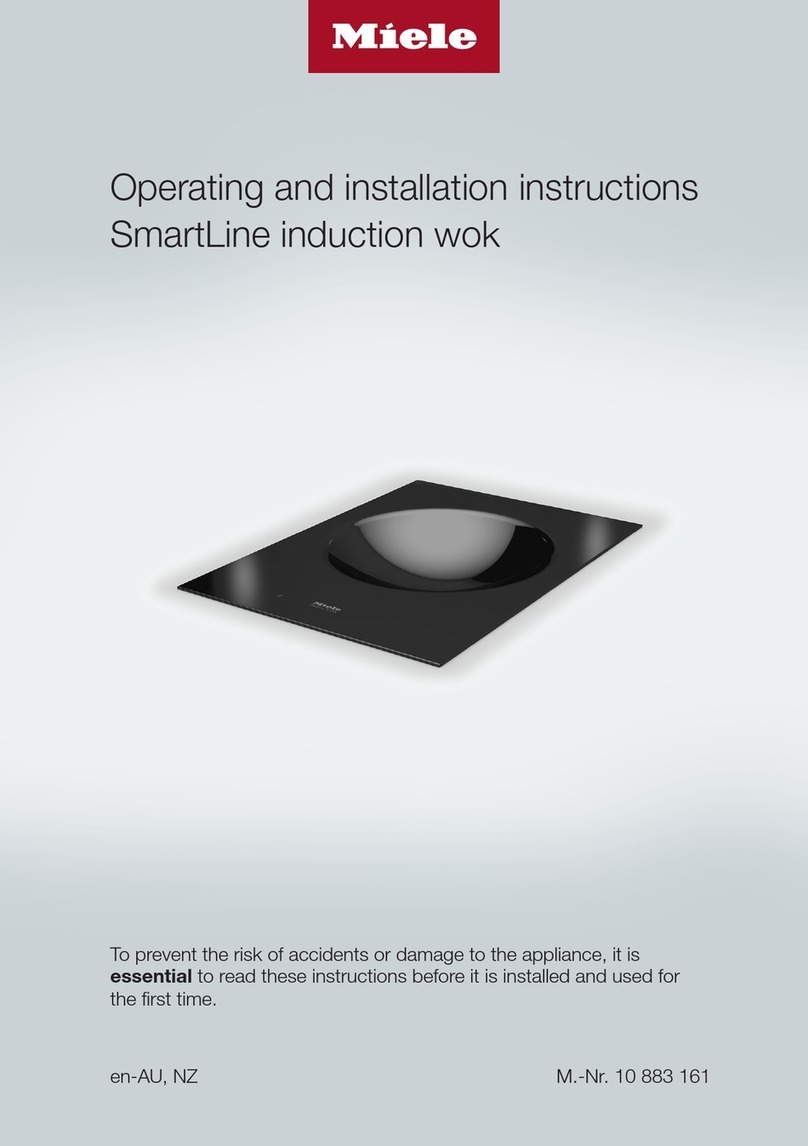 Miele SmartLine CS 7611 Operating and installation instructions