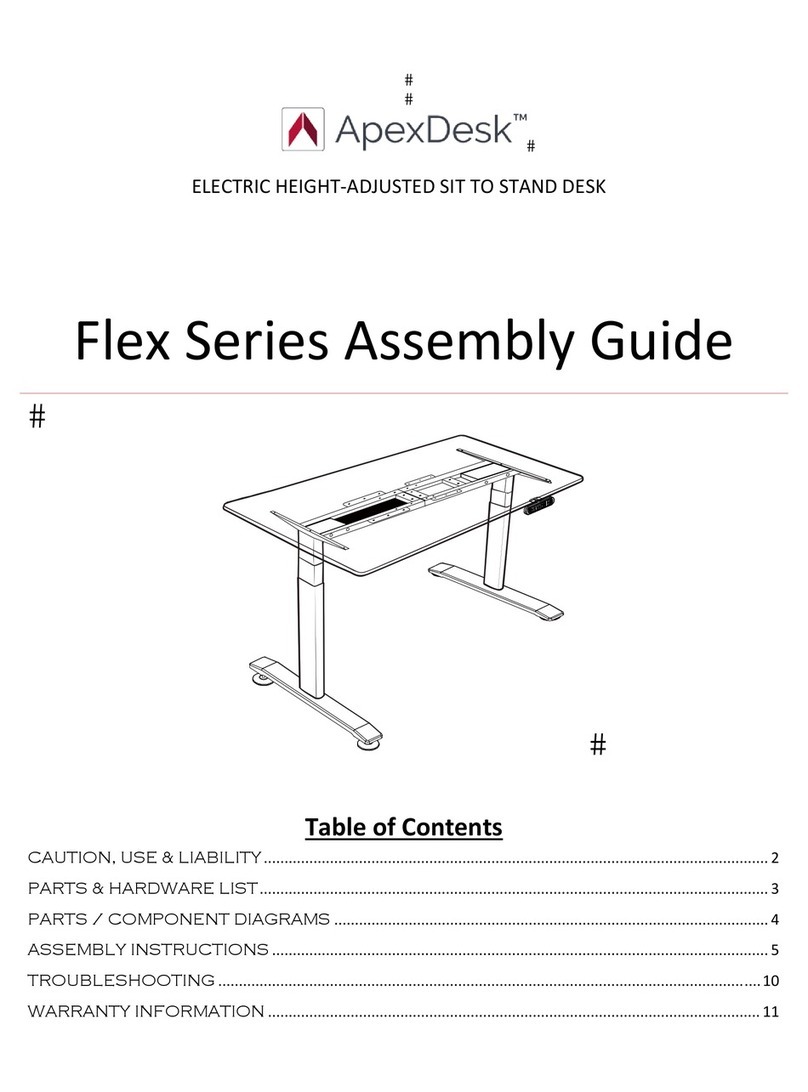 ApexDesk Flex Series User manual