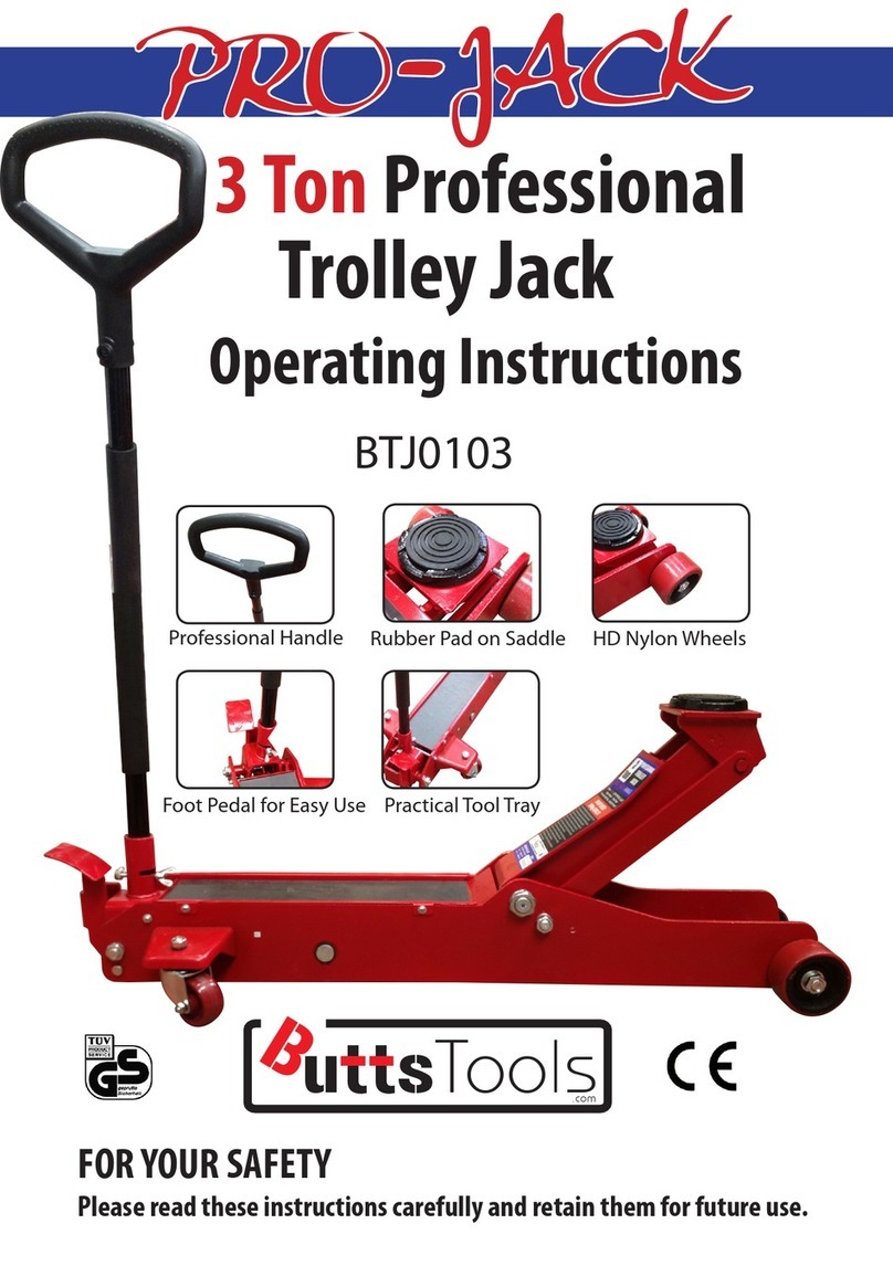 Butts Tools BTJ0103 operating instructions