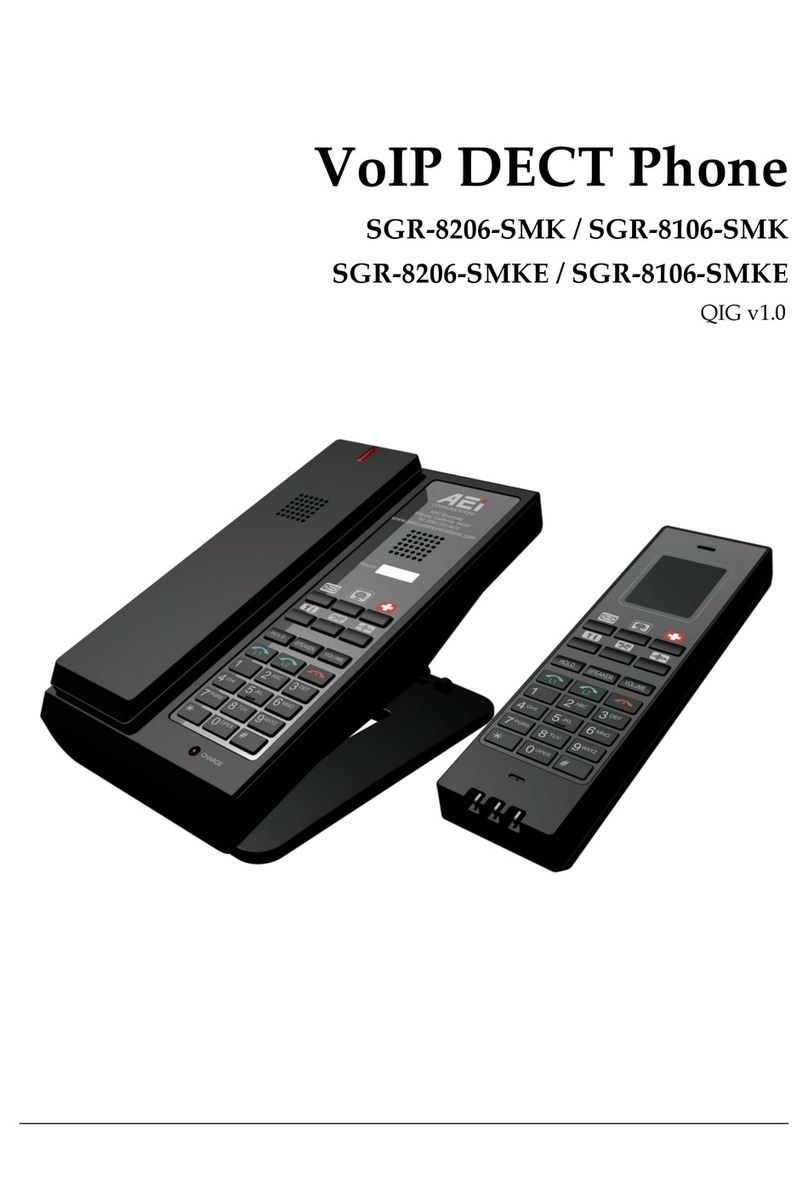 AEI COMMUNICATIONS SGR-8206-SMK User manual
