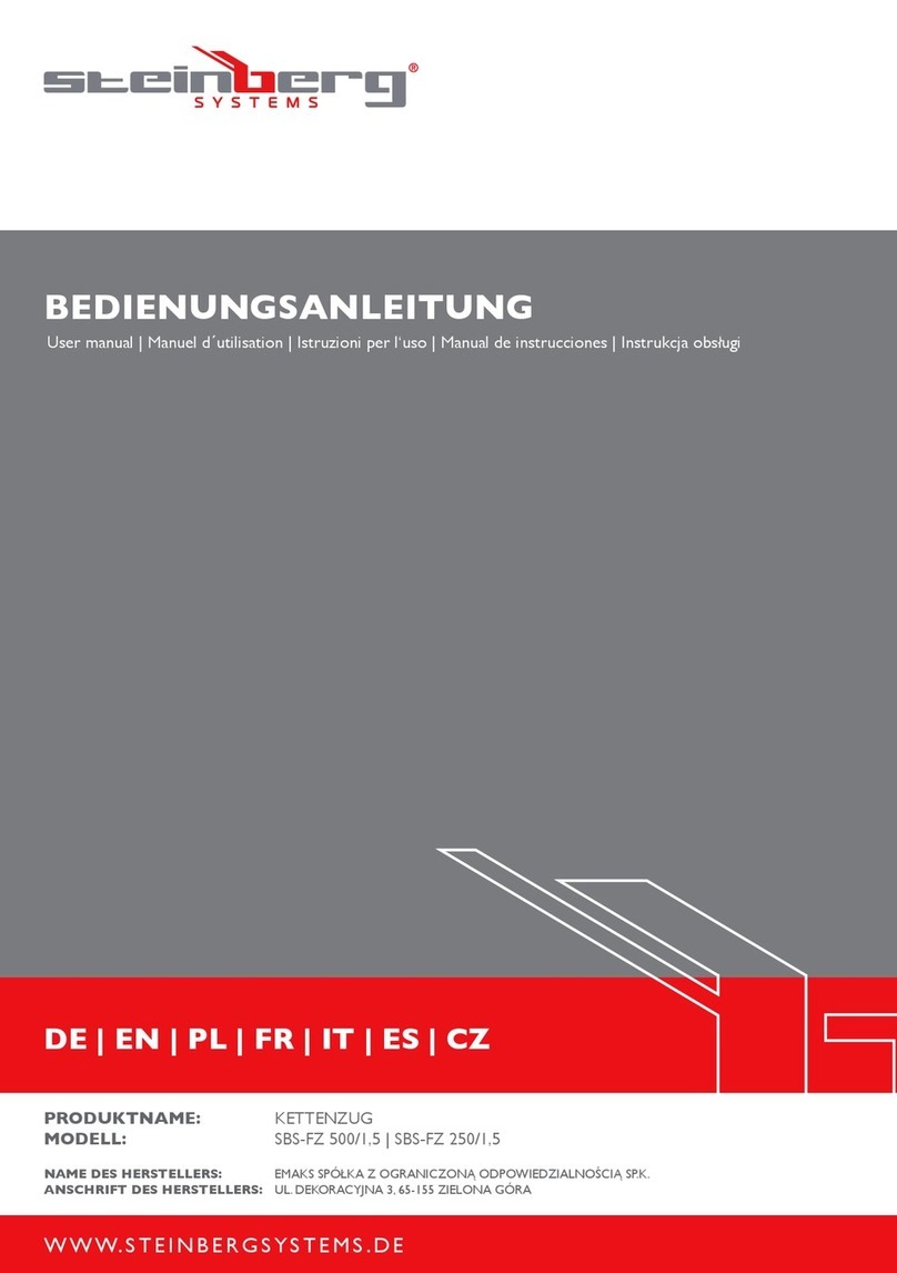 Steinberg Systems SBS-FZ 500/1,5 user manual