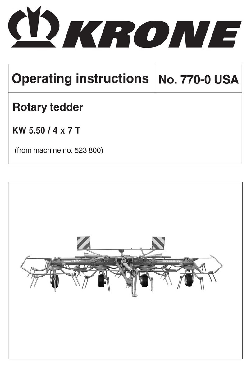 Krone KW 5.50 / 4 x 7 T operating instructions