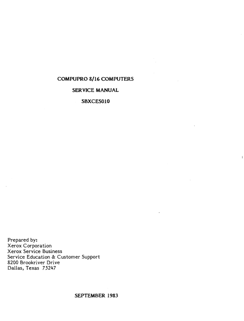 CompuPro 816/A Service manual