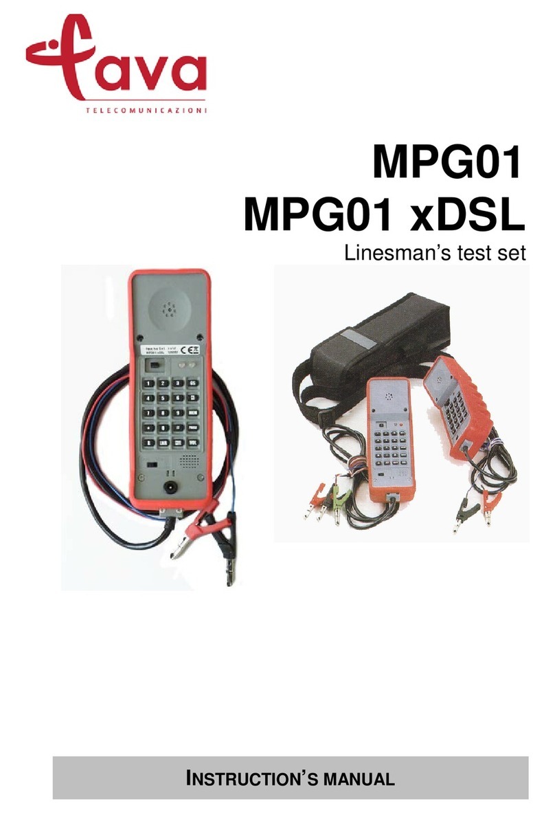 Fava MPG01 xDSL User manual