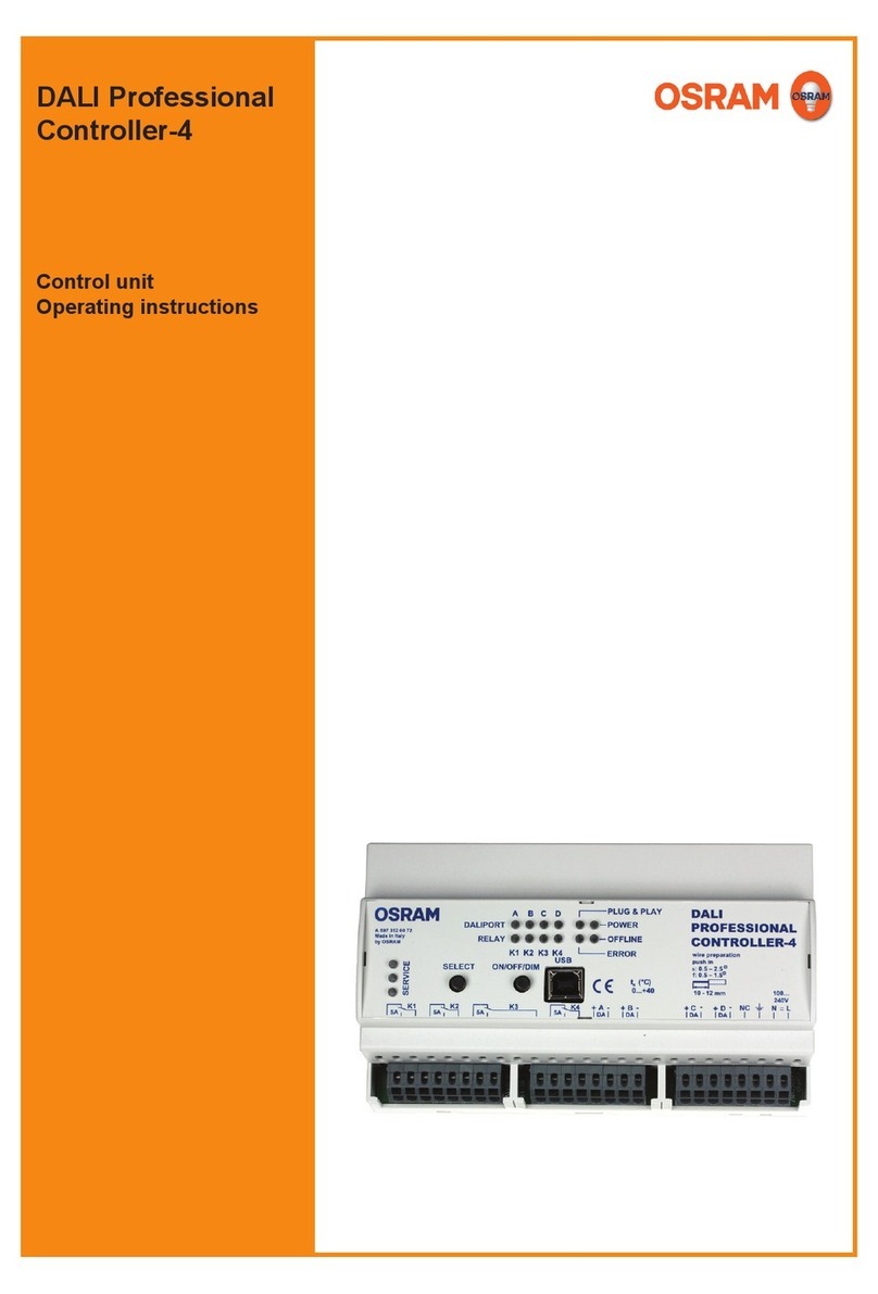 Osram DALI Professional Controller-4 User manual