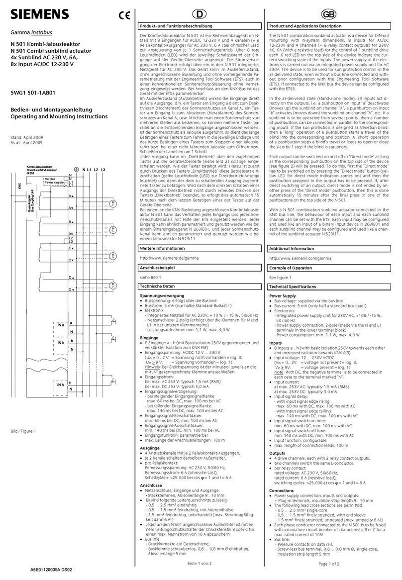 Siemens N 501 Service manual