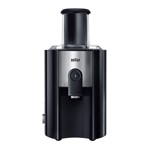 Braun Multiquick 5 J500 User manual
