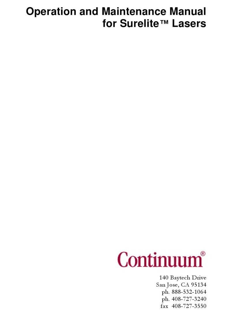 Continuum Surelite I 10 User manual