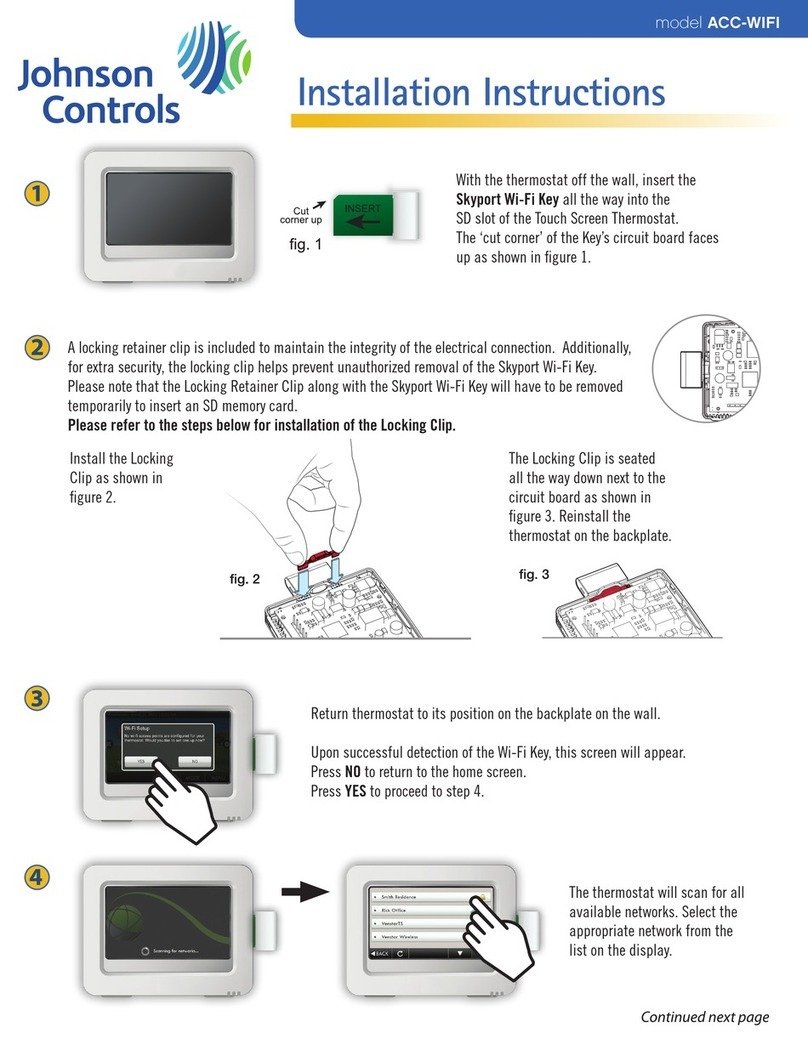 Johnson Controls ACC-WIFI User manual
