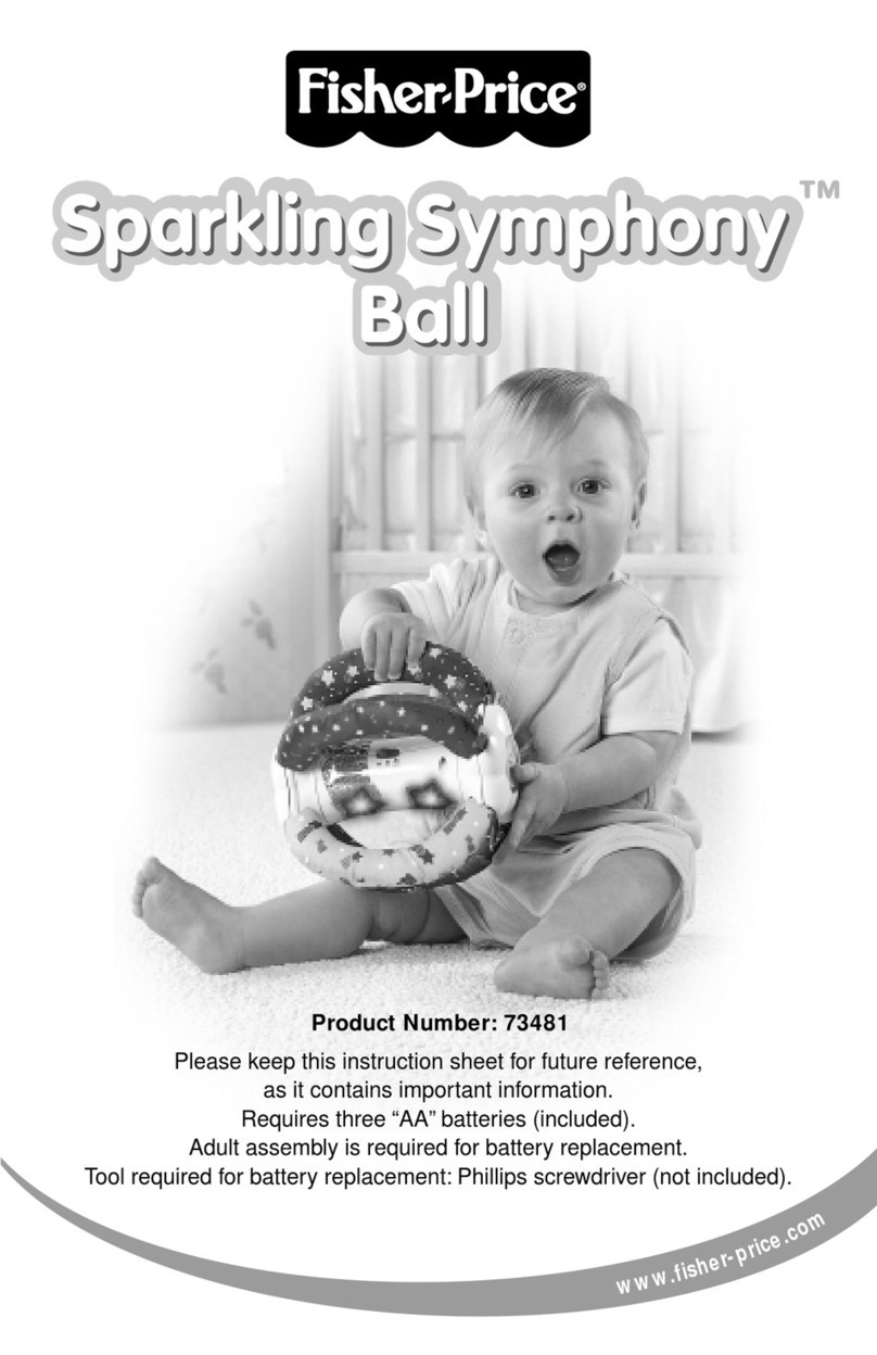 Fisher-Price Sparkling Symphony Ball instruction sheet Fisher-Price Sparkling Symphony Ball instruction sheet