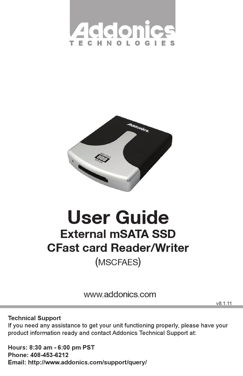 Addonics Technologies MSCFAES User manual