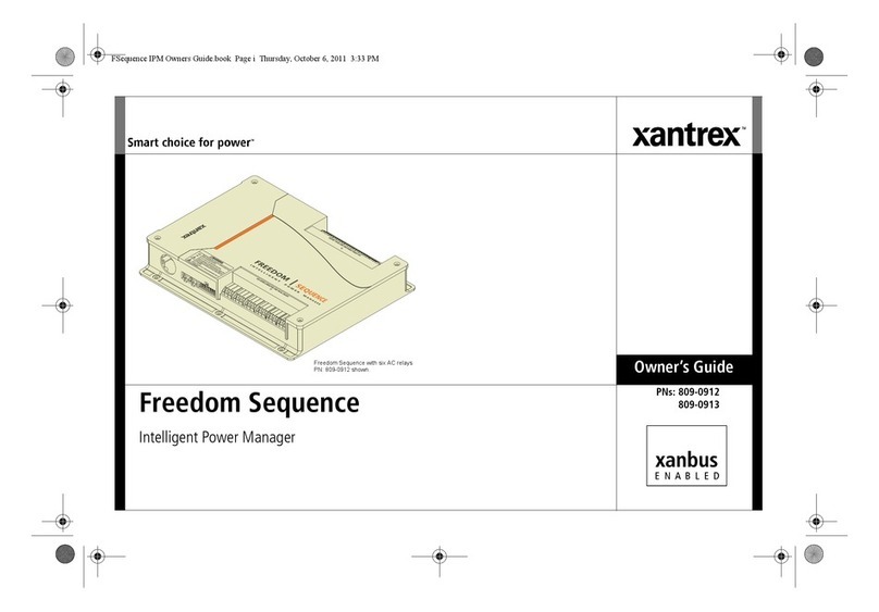 Xantrex Freedom Sequence User manual