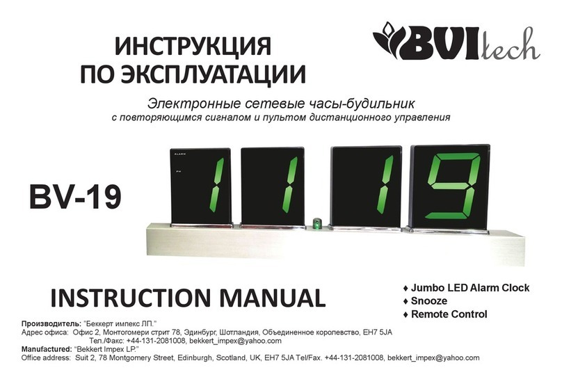 BVItech BV-19 instruction manual