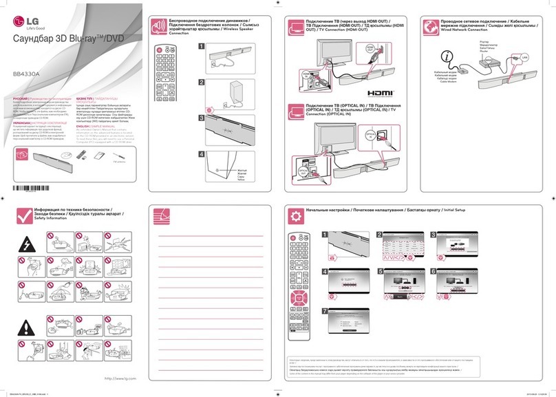 LG BB4330A Simple manual