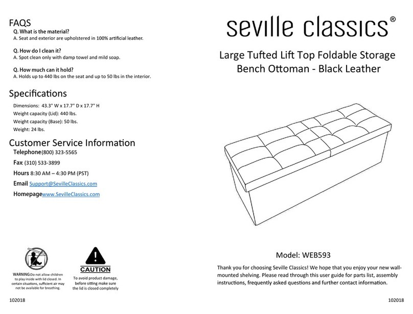 Seville Classics WEB593 quick guide