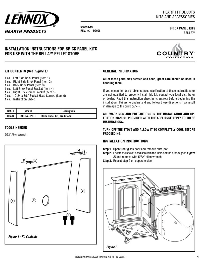 Lennox BELLA-BPK-T installation instructions