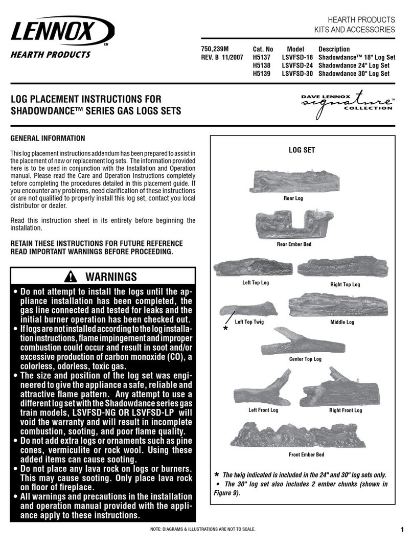 Lennox Shadowdance LSVFSD-30 User manual