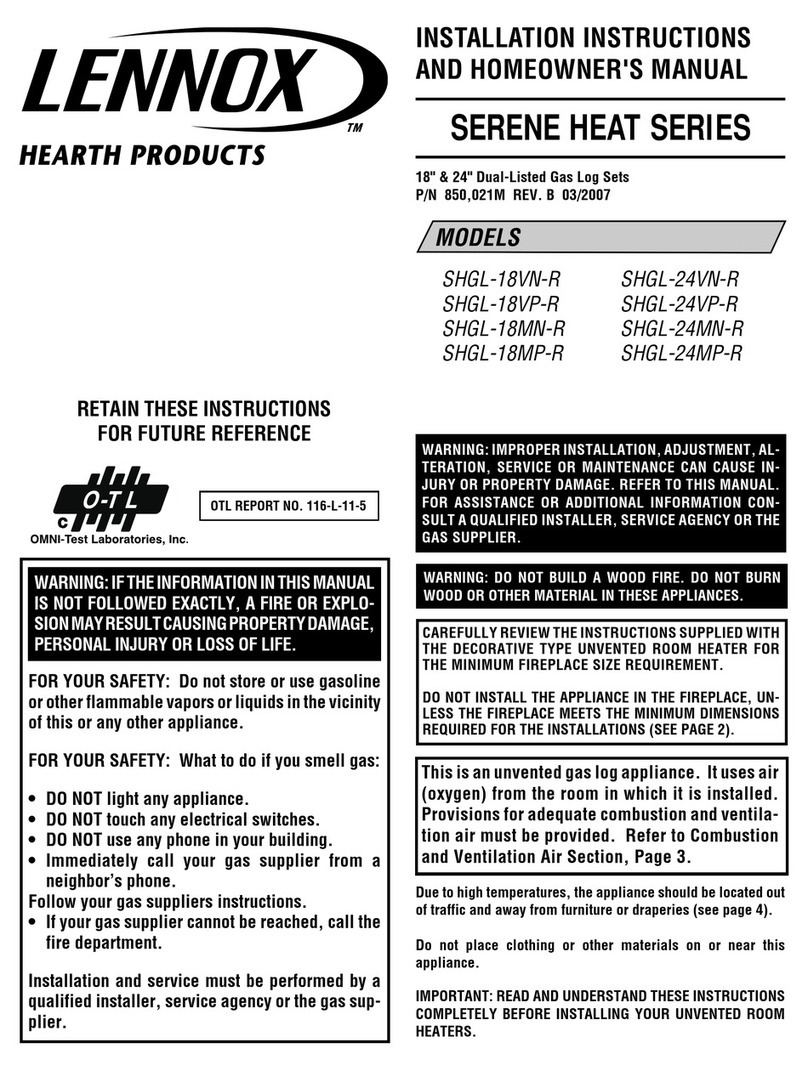 Lennox SHGL-18VN-R Assembly instructions