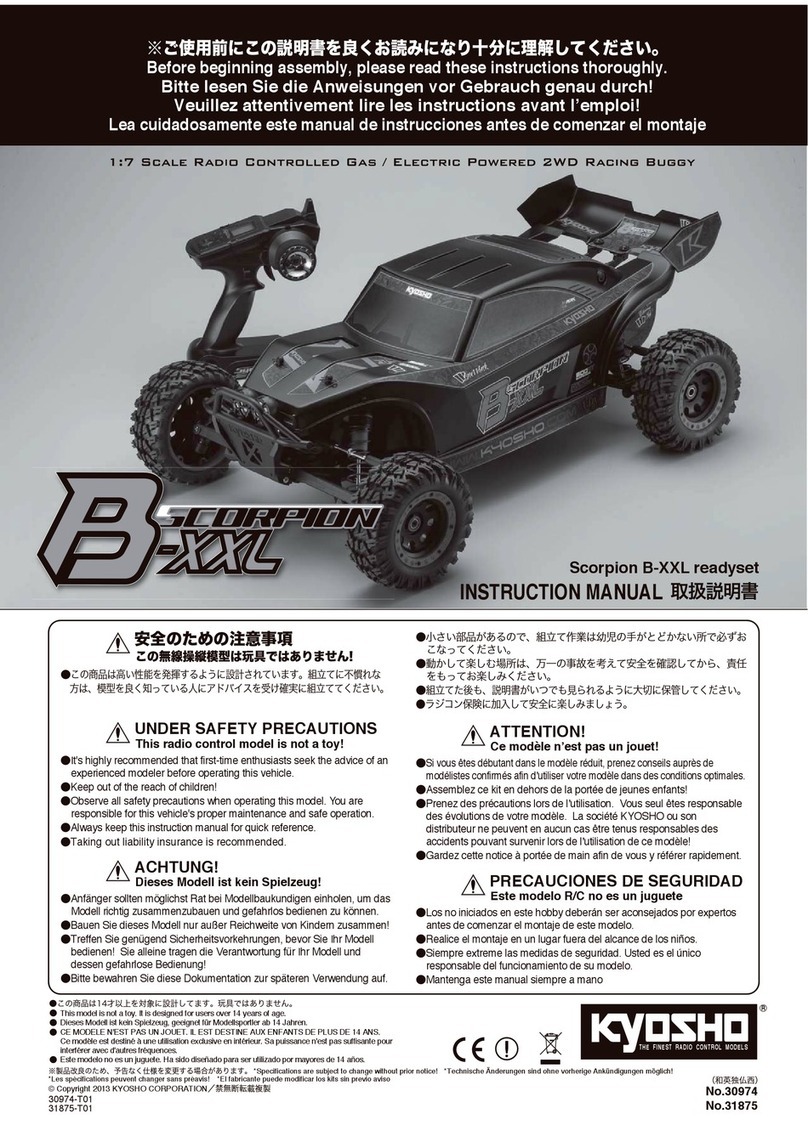 Kyosho Scorpion B-XXL instruction manual