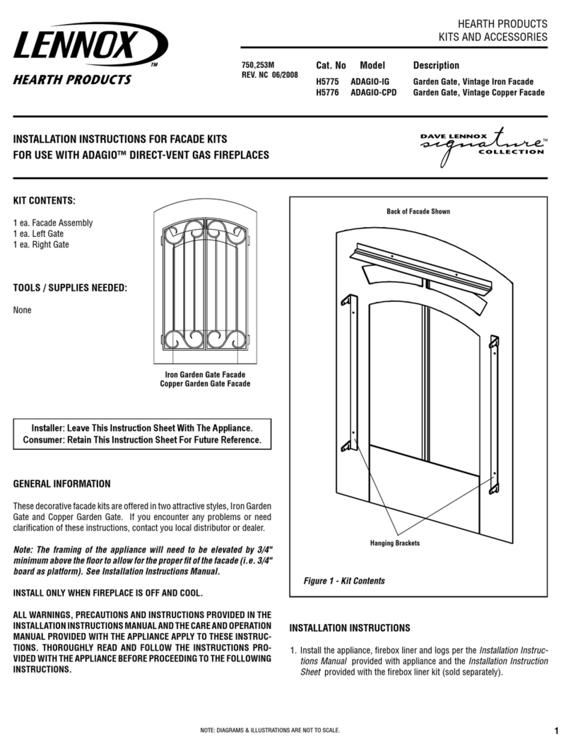 Lennox ADAGIO-IG User manual
