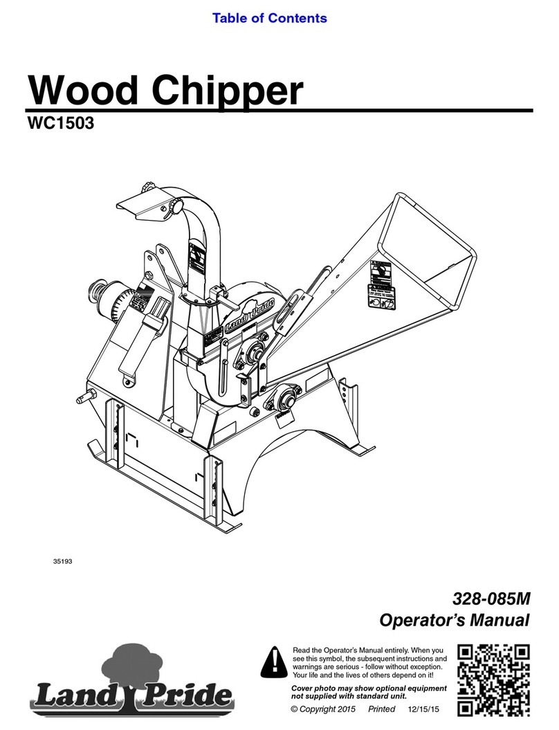 Land Pride WC1503 User manual