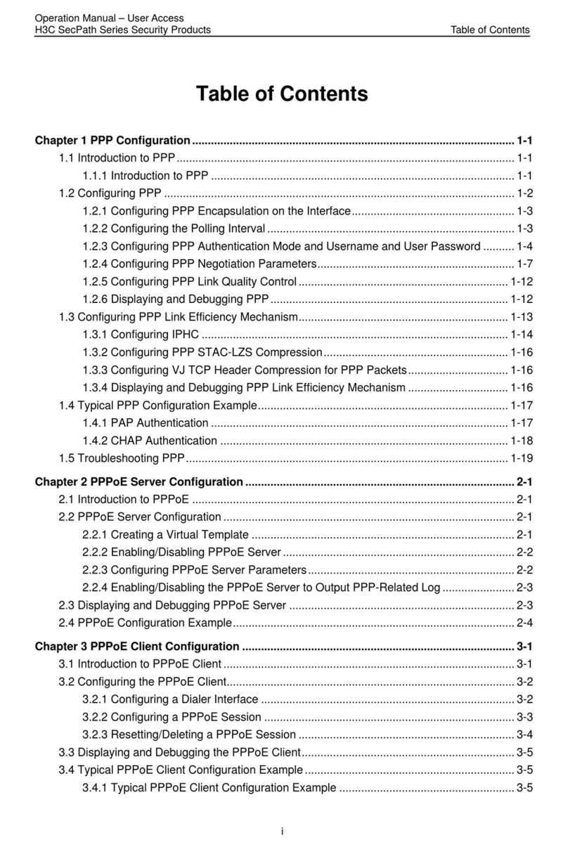 H3C SecPath Series User manual H3C SecPath Series User manual