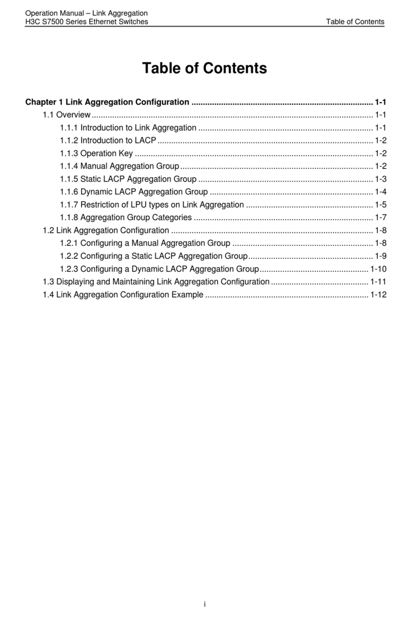 H3C S7500 Series Operation manual
