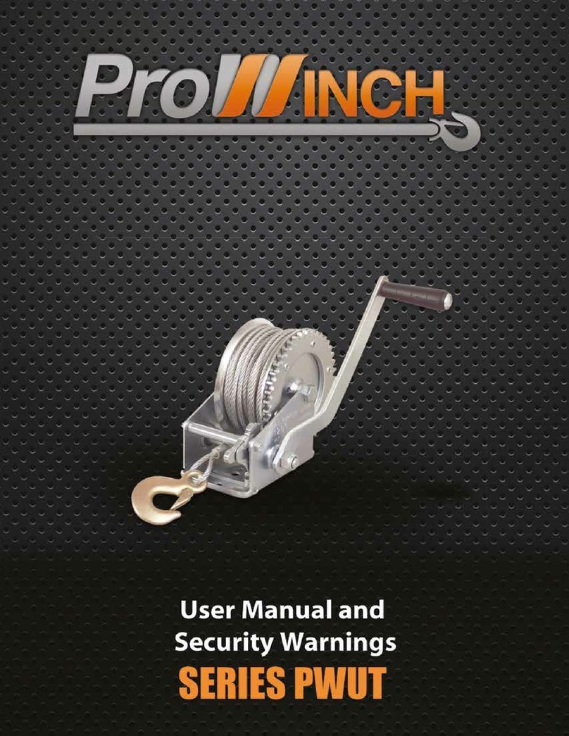 Prowinch PWUT Series User manual