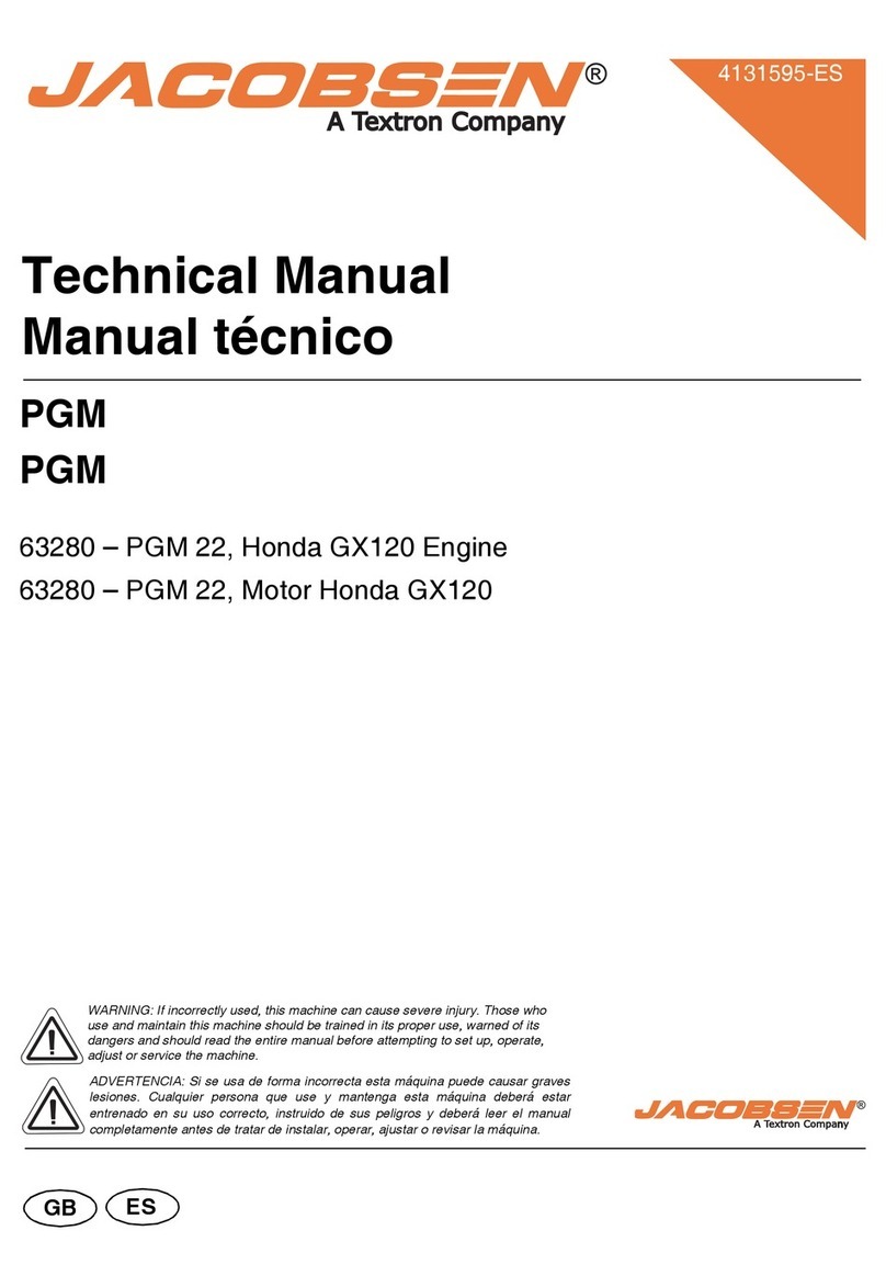 Textron JACOBSEN PGM Series User manual