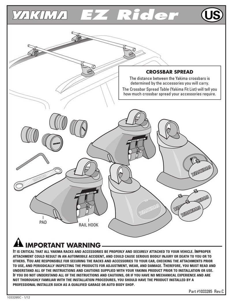 Yakima EZ Rider manual