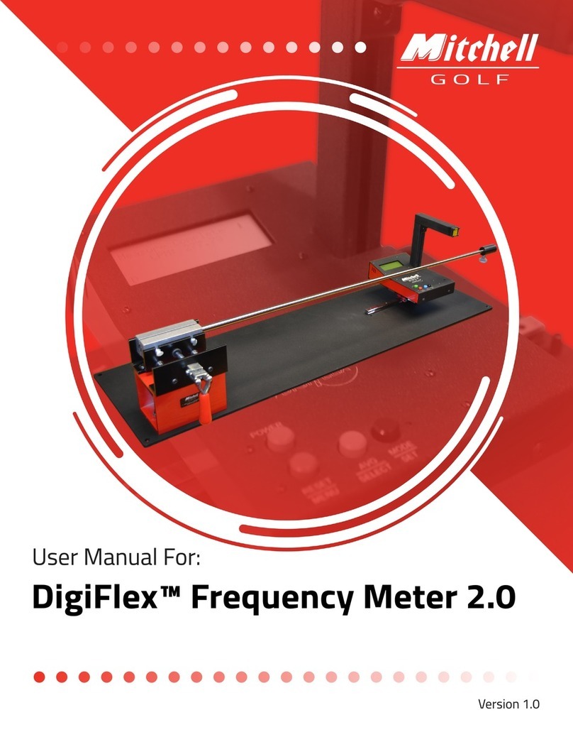 Mitchell Golf DigiFlex Frequency Meter 2.0 user manual Mitchell Golf DigiFlex Frequency Meter 2.0 user manual