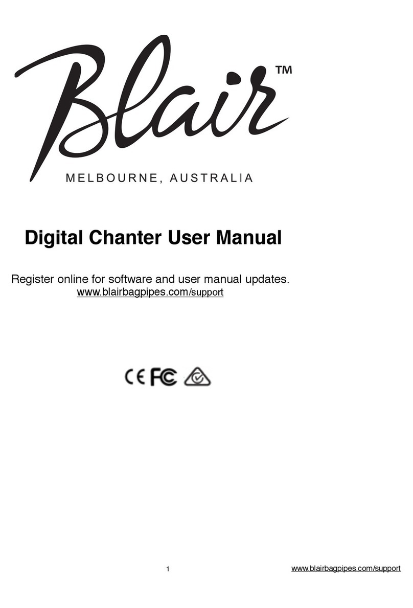 Blair Digital Chanter user manual