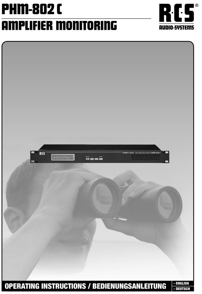 RCS AUDIO-SYSTEMS PHM-802?C operating instructions RCS AUDIO-SYSTEMS PHM-802?C operating instructions