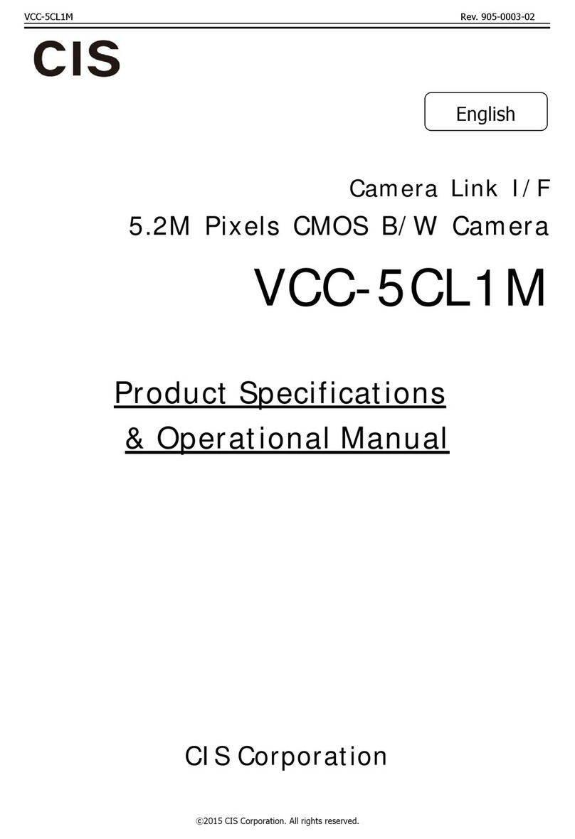 CIS VCC-5CL1M Quick start guide