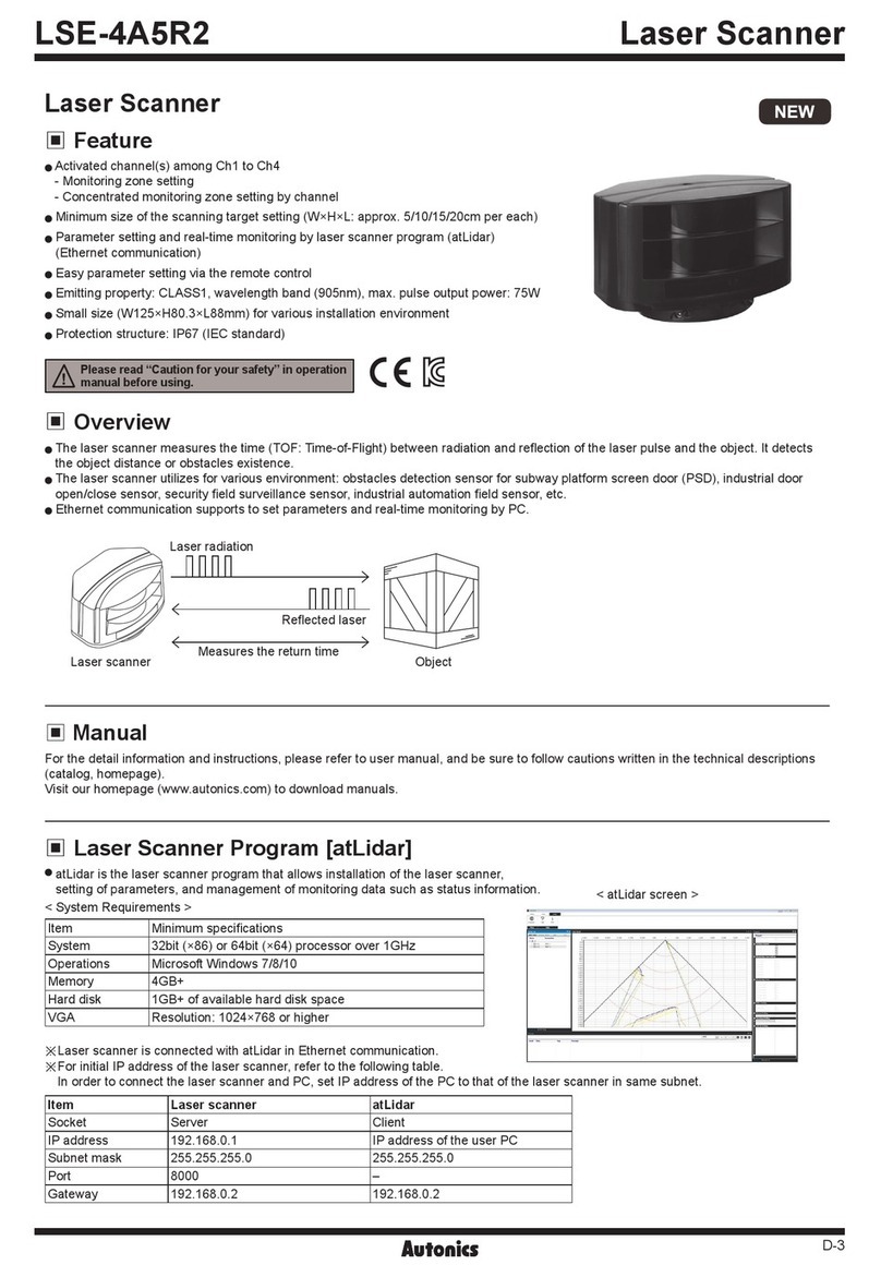 Autonics LSE-4A5R2 User manual