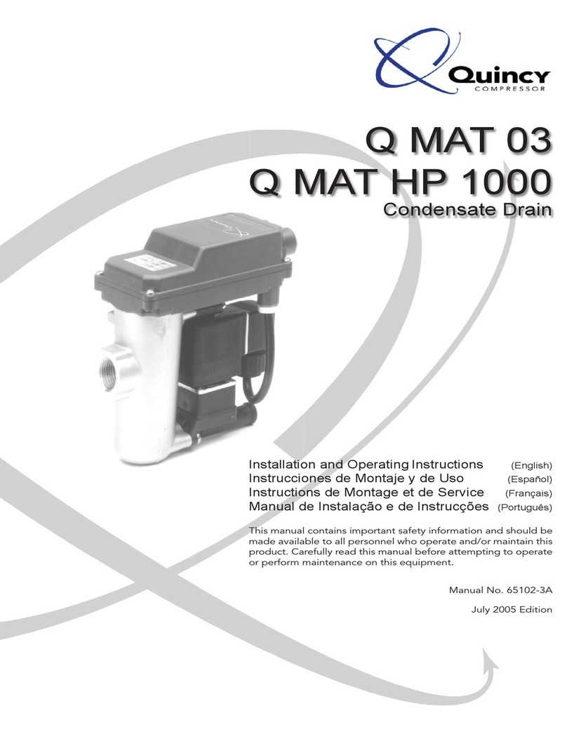 Quincy Compressor Q MAT 03 User manual